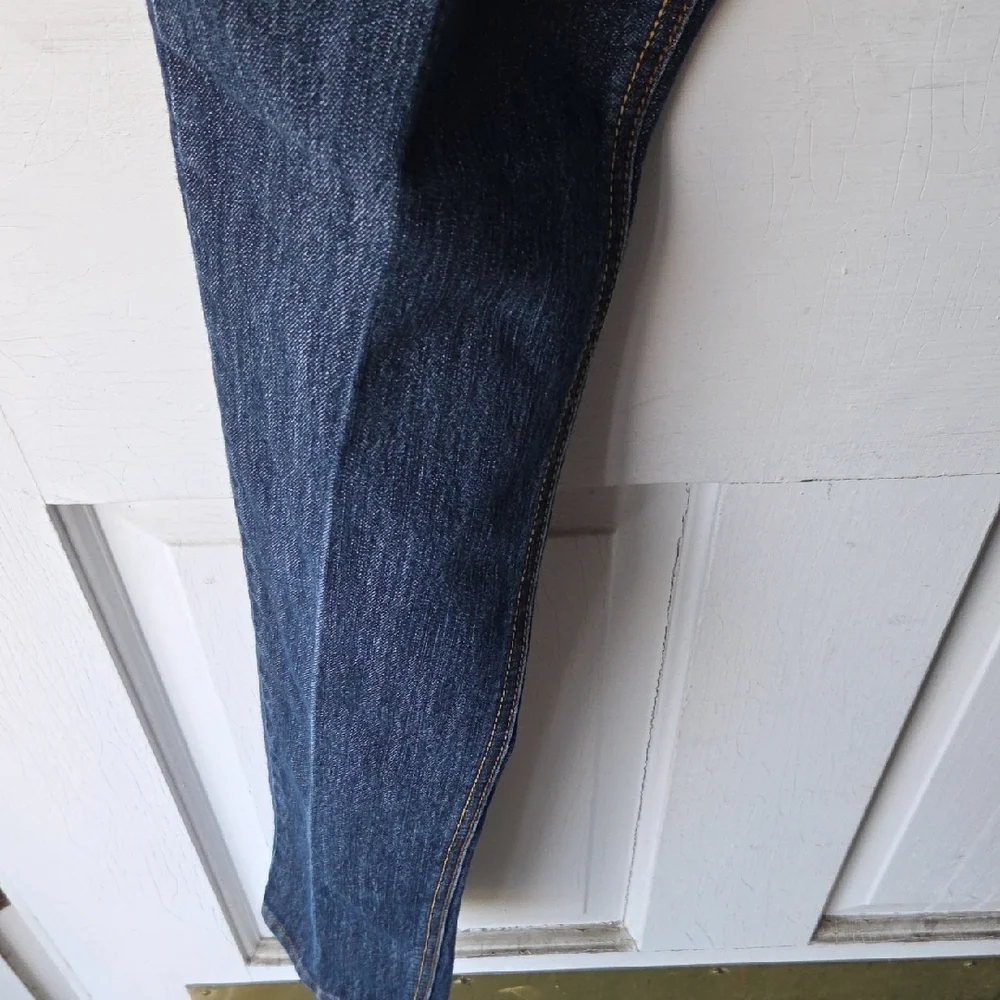 Hannah Skinnyleg Rocawear Dark Blue Skinny Jeans Size 15 Y2k - Picture 3 of 16